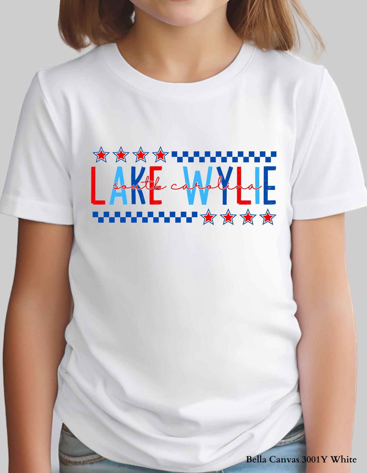 Kids’ Lake Wylie Fourth of July Shirt – Patriotic Hometown Tee (Infant, Toddler & Youth Sizes)