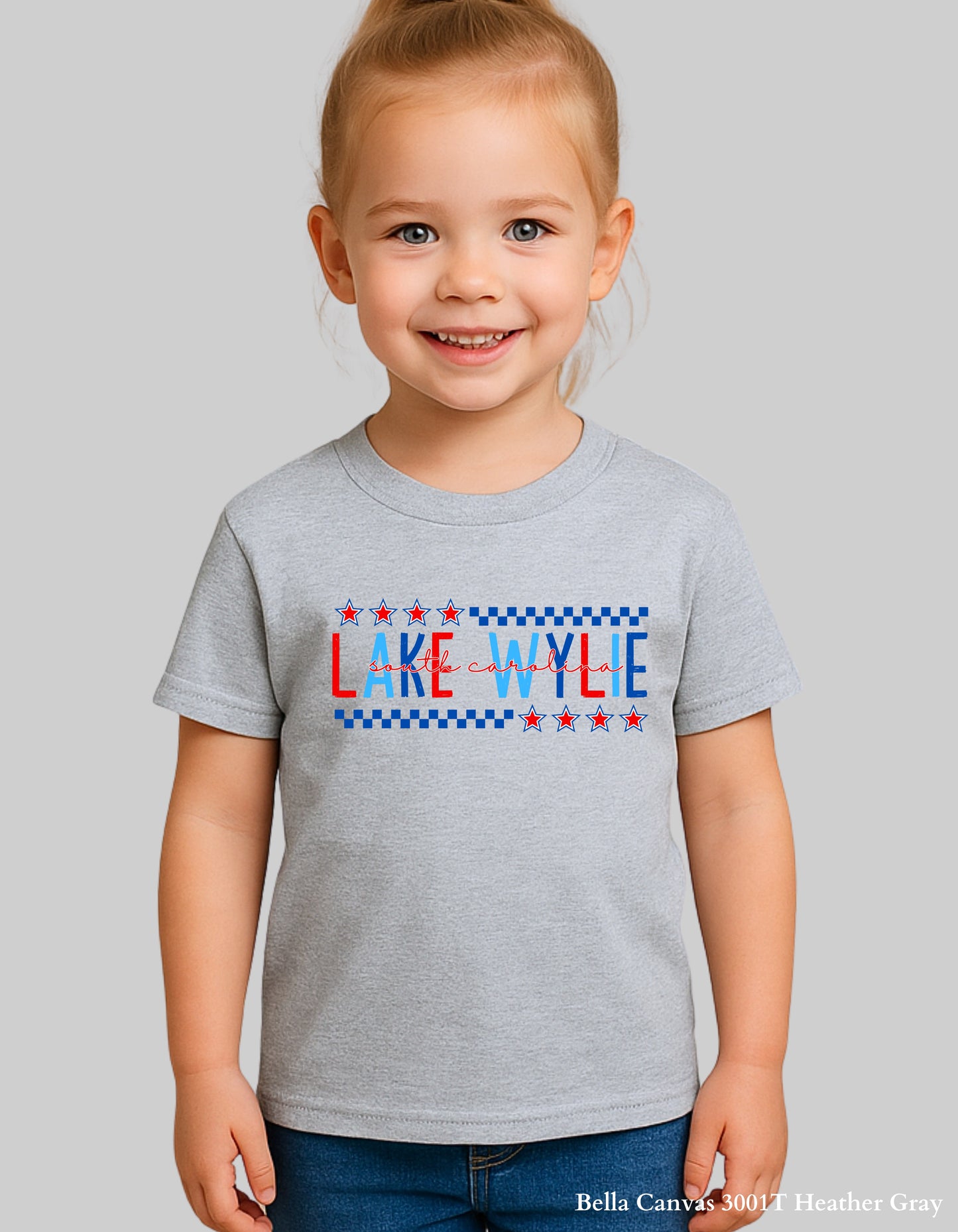 Kids’ Lake Wylie Fourth of July Shirt – Patriotic Hometown Tee (Infant, Toddler & Youth Sizes)
