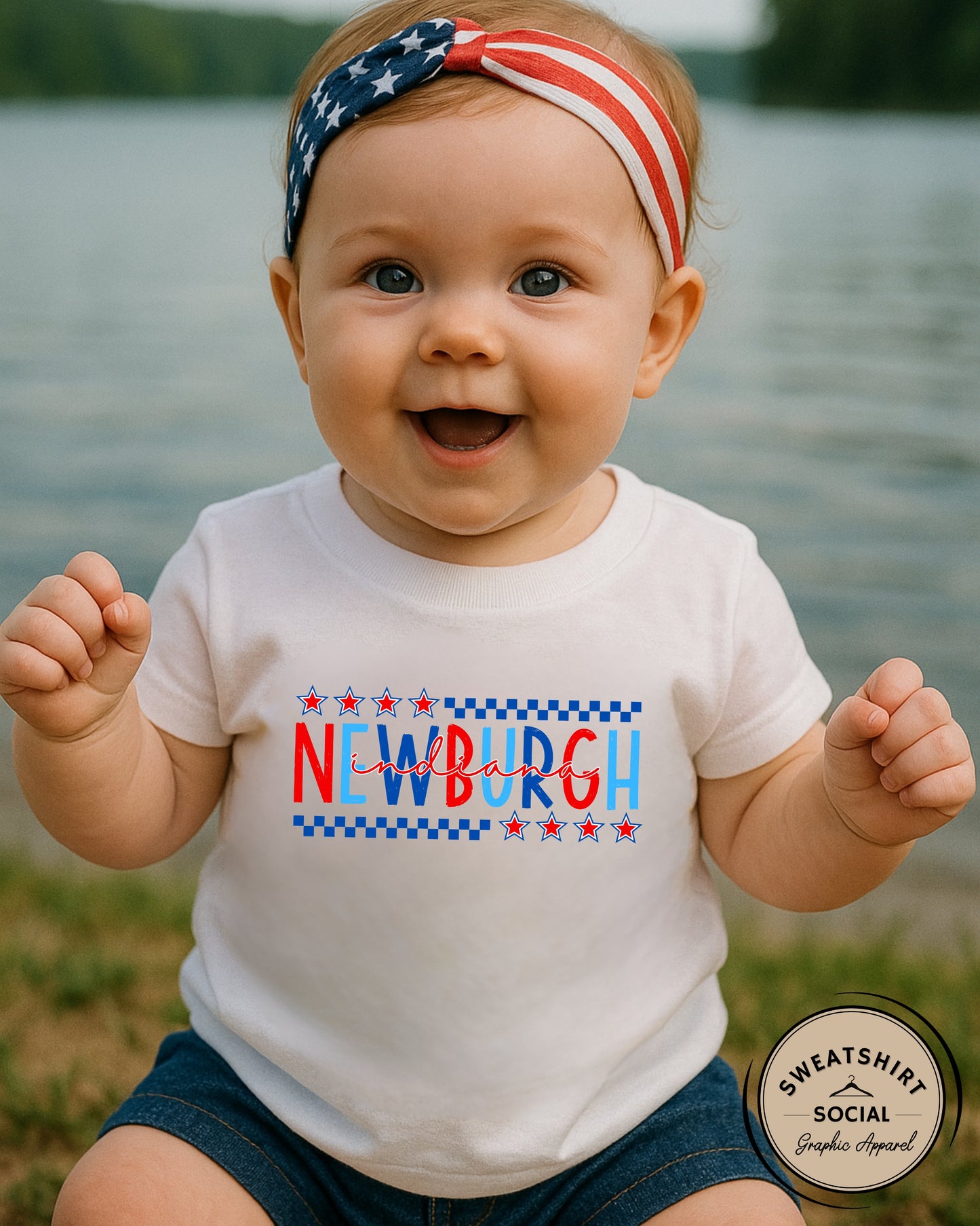 Kids’ Newburgh Fourth of July Shirt – Patriotic Hometown Tee (Infant, Toddler & Youth Sizes)