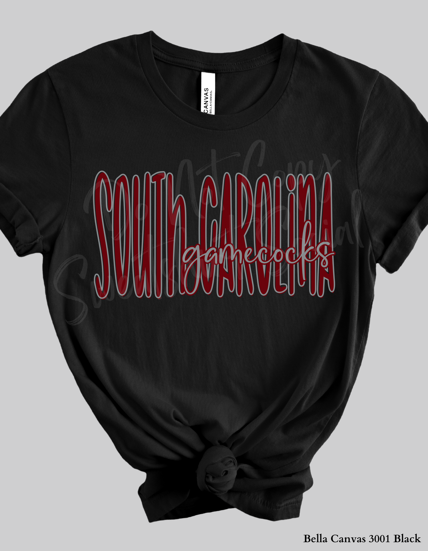 South Carolina Gamecocks Lettered Look Tee or Sweatshirt – Adult Sizes