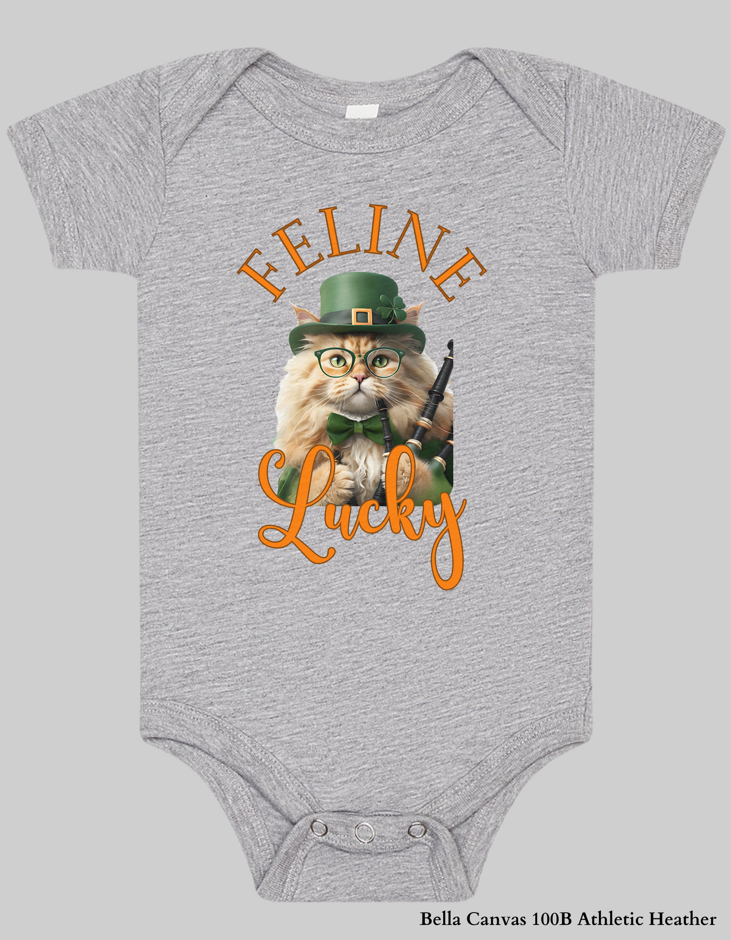 Feline Lucky Kids’ St. Patrick’s Day Shirt & Sweatshirt – Matching Family Option! 🍀🐱