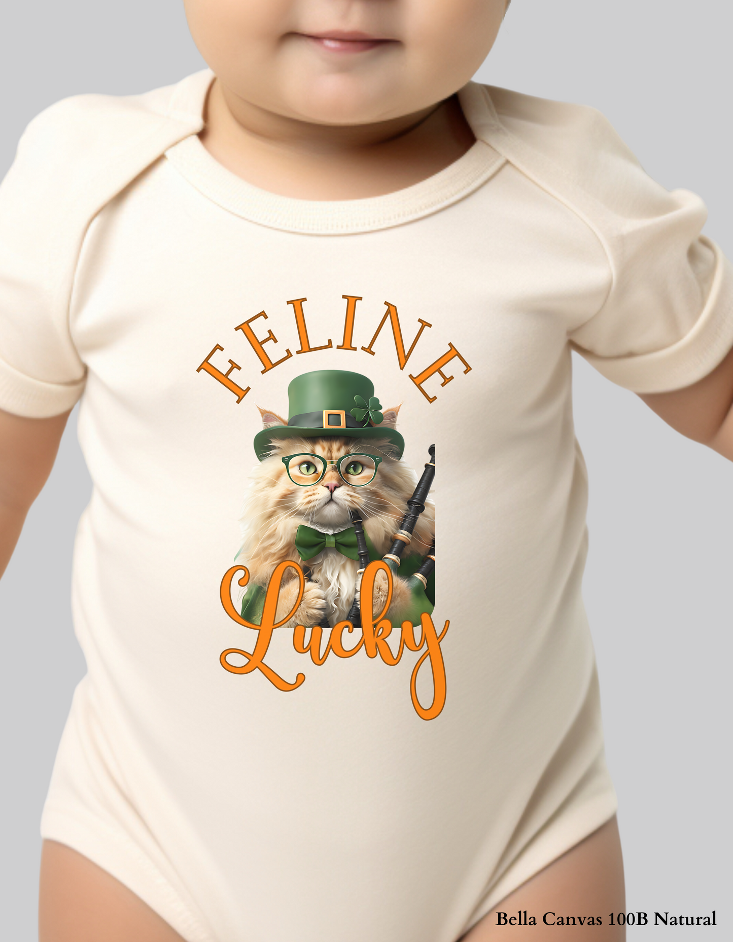Feline Lucky Kids’ St. Patrick’s Day Shirt & Sweatshirt – Matching Family Option! 🍀🐱
