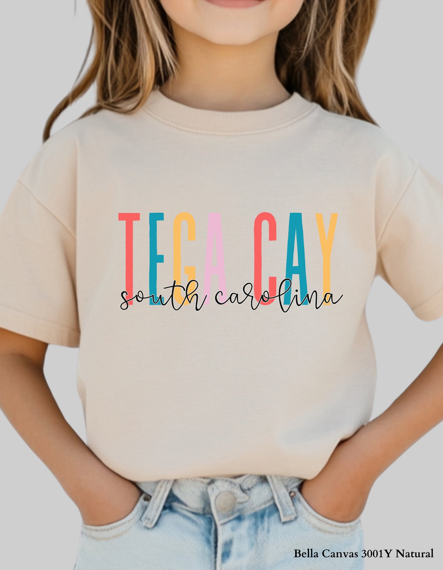 Kids’ Tega Cay South Carolina Shirt – Colorful Hometown Tee for Toddlers & Youth