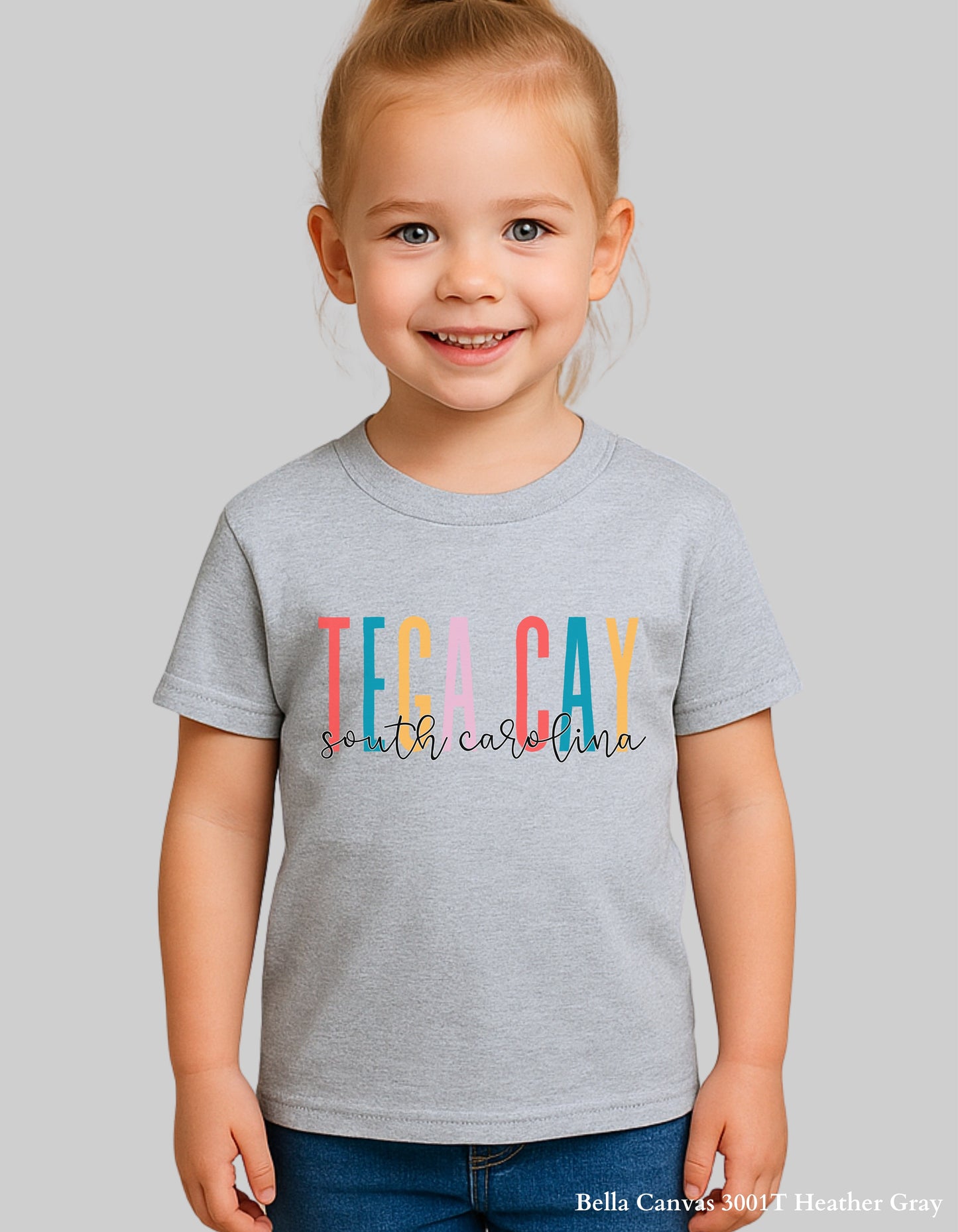 Kids’ Tega Cay South Carolina Shirt – Colorful Hometown Tee for Toddlers & Youth