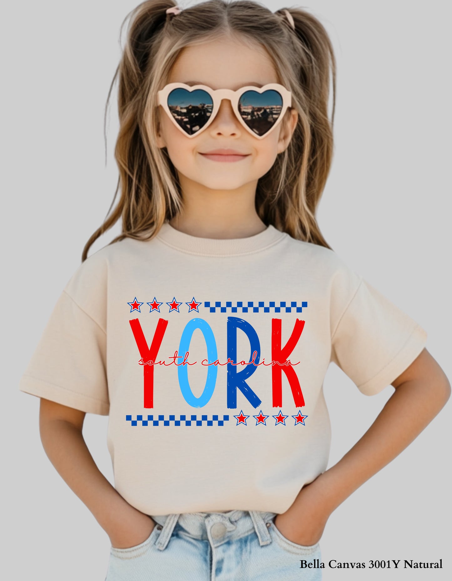 Kids’ York Fourth of July Shirt – Patriotic Hometown Tee (Infant, Toddler & Youth Sizes)