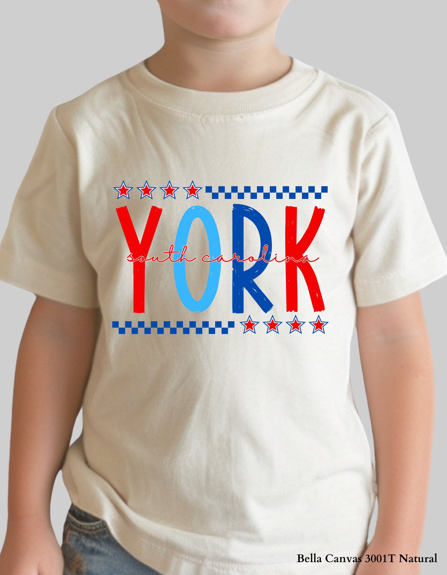 Kids’ York Fourth of July Shirt – Patriotic Hometown Tee (Infant, Toddler & Youth Sizes)