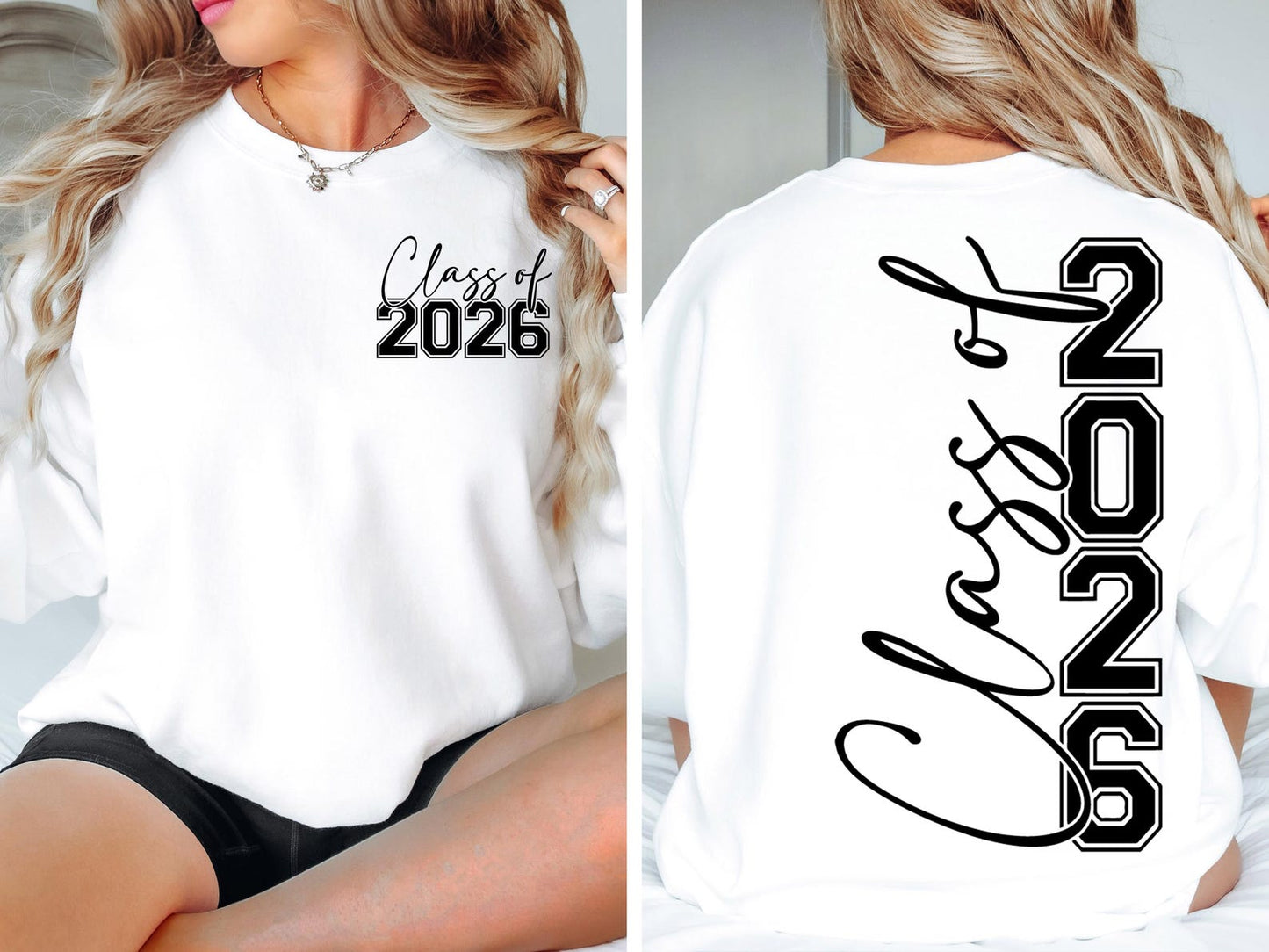Class of 2026 Script & Varsity Senior Shirt β Graduation T-Shirt or Sweatshirt