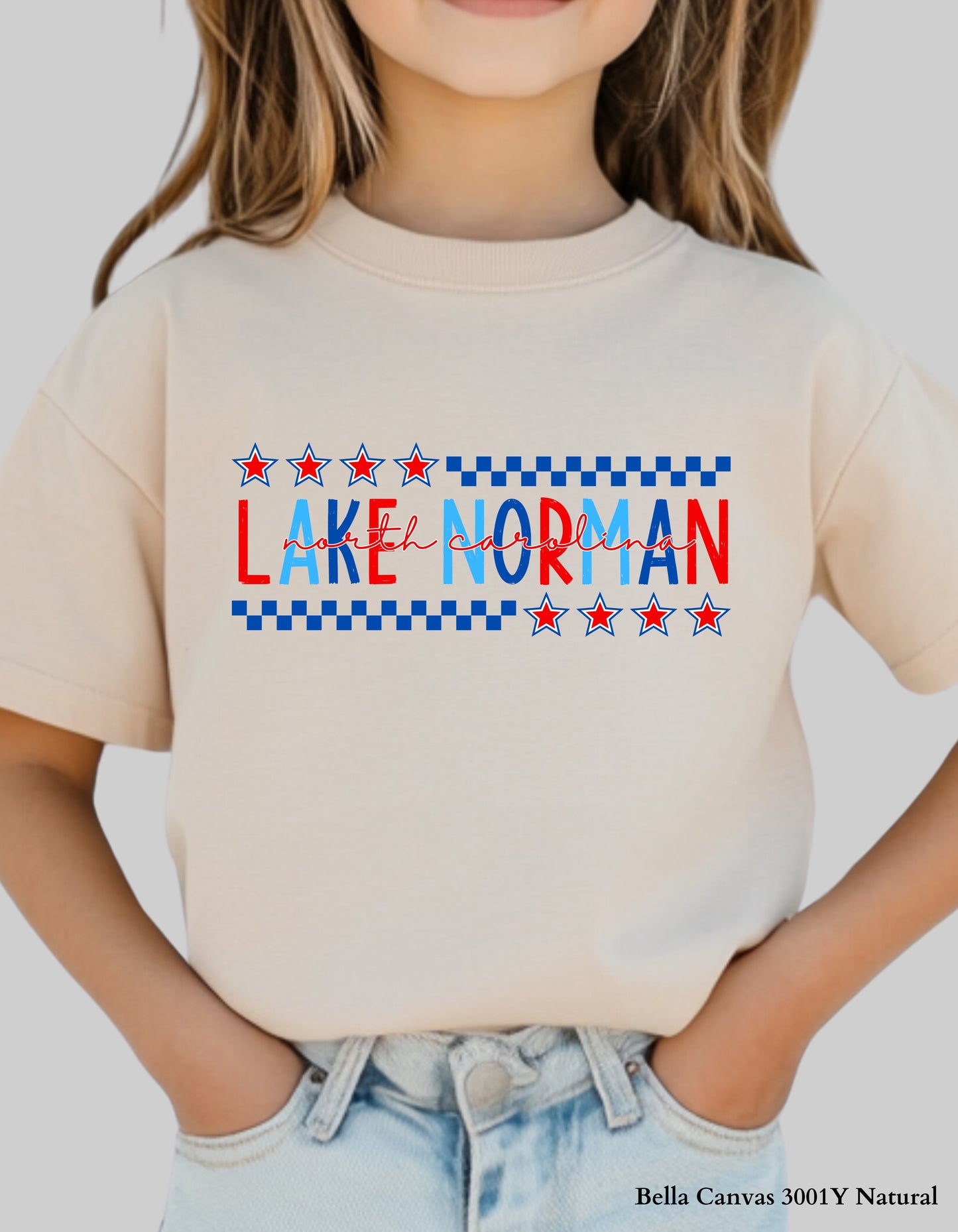 Kids’ Lake Norman Fourth of July Shirt – Patriotic Hometown Tee (Infant, Toddler & Youth Sizes)