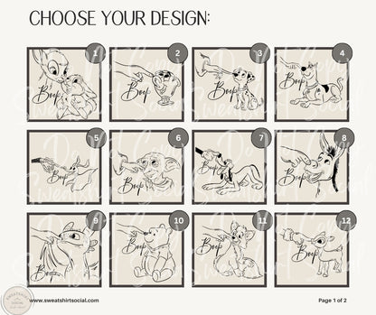 Boop Collection for Kids – Choose Your Design (Infant–Youth Sizes)