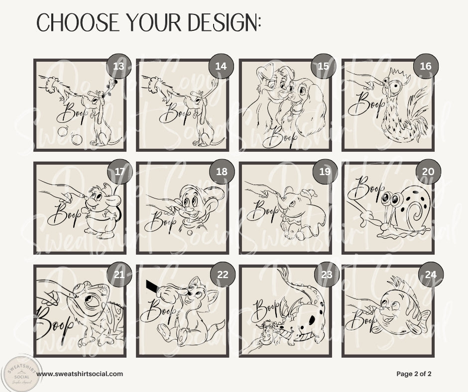 Boop Collection for Kids – Choose Your Design (Infant–Youth Sizes)