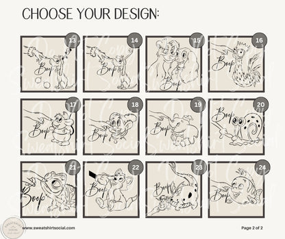 Boop Collection for Kids – Choose Your Design (Infant–Youth Sizes)