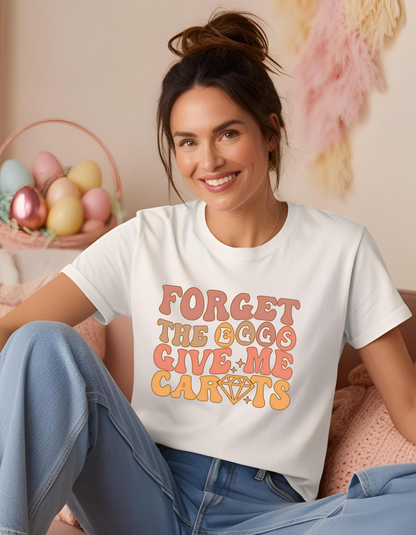 Forget the Eggs, Give Me Carats – Retro Easter T-Shirt or Sweatshirt