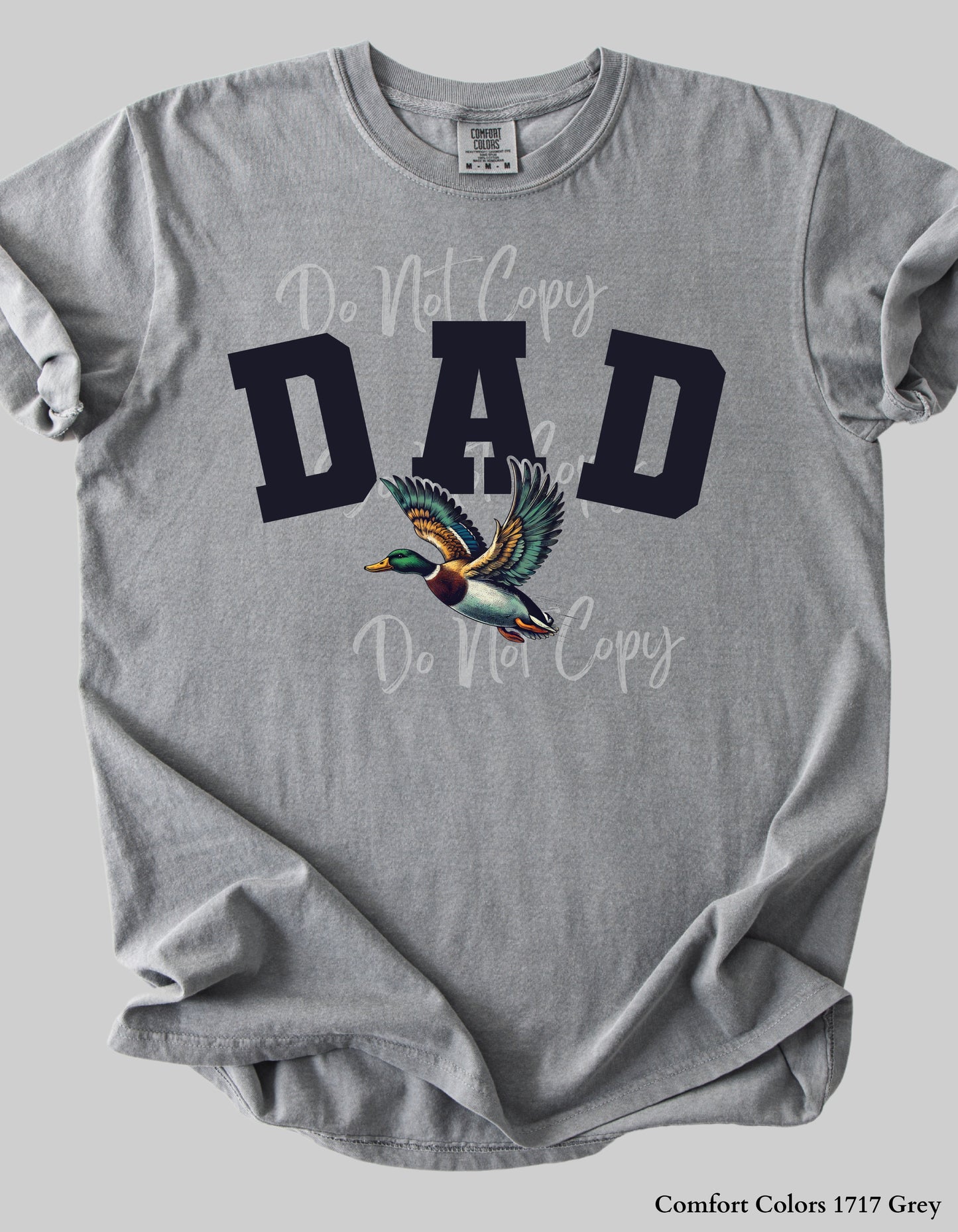 Mallard Duck Block DAD Shirt T-Shirt or Sweatshirt – Hunting-Inspired Gift for Outdoorsy Dads