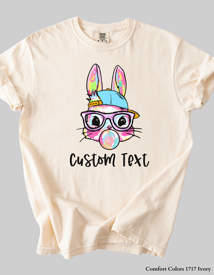 Custom Boy Bubble Bunny – Personalized Adult Easter T-Shirt or Sweatshirt (Family Matching)