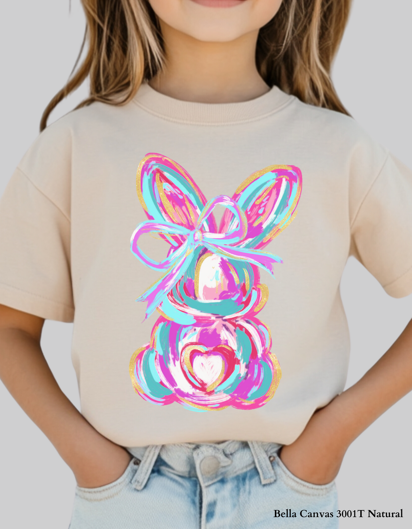 Color Splash Bunny – Kids' T-Shirt