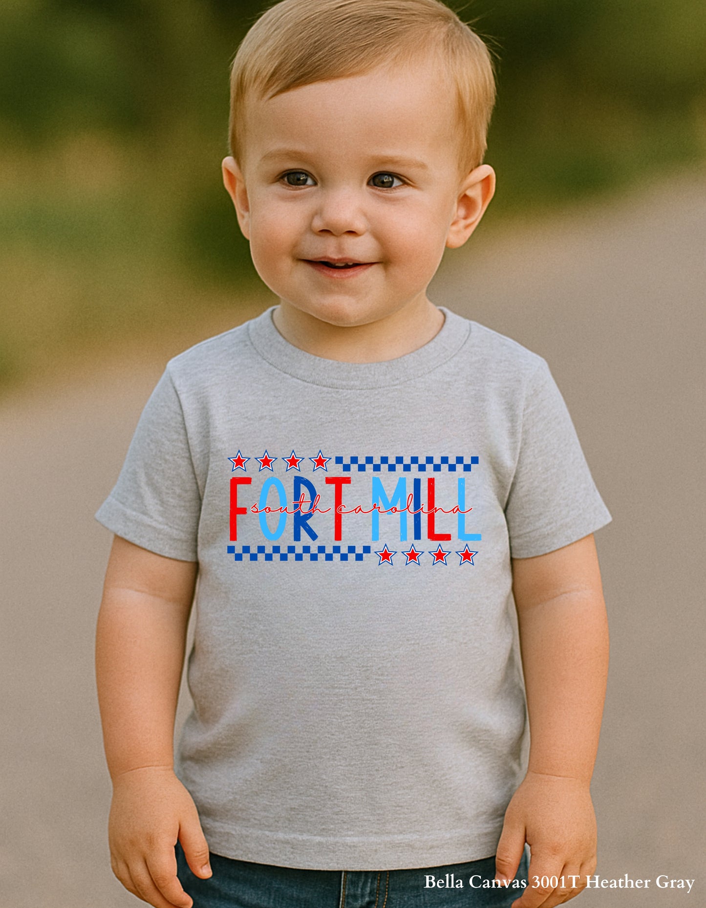 Kids’ Fort Mill Fourth of July Shirt – Patriotic Hometown Tee (Infant, Toddler & Youth Sizes)