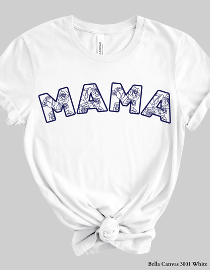 Rosy Mama Vibes – Elegant Lace-Inspired T-Shirt or Sweatshirt