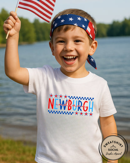 Kids’ Newburgh Fourth of July Shirt – Patriotic Hometown Tee (Infant, Toddler & Youth Sizes)