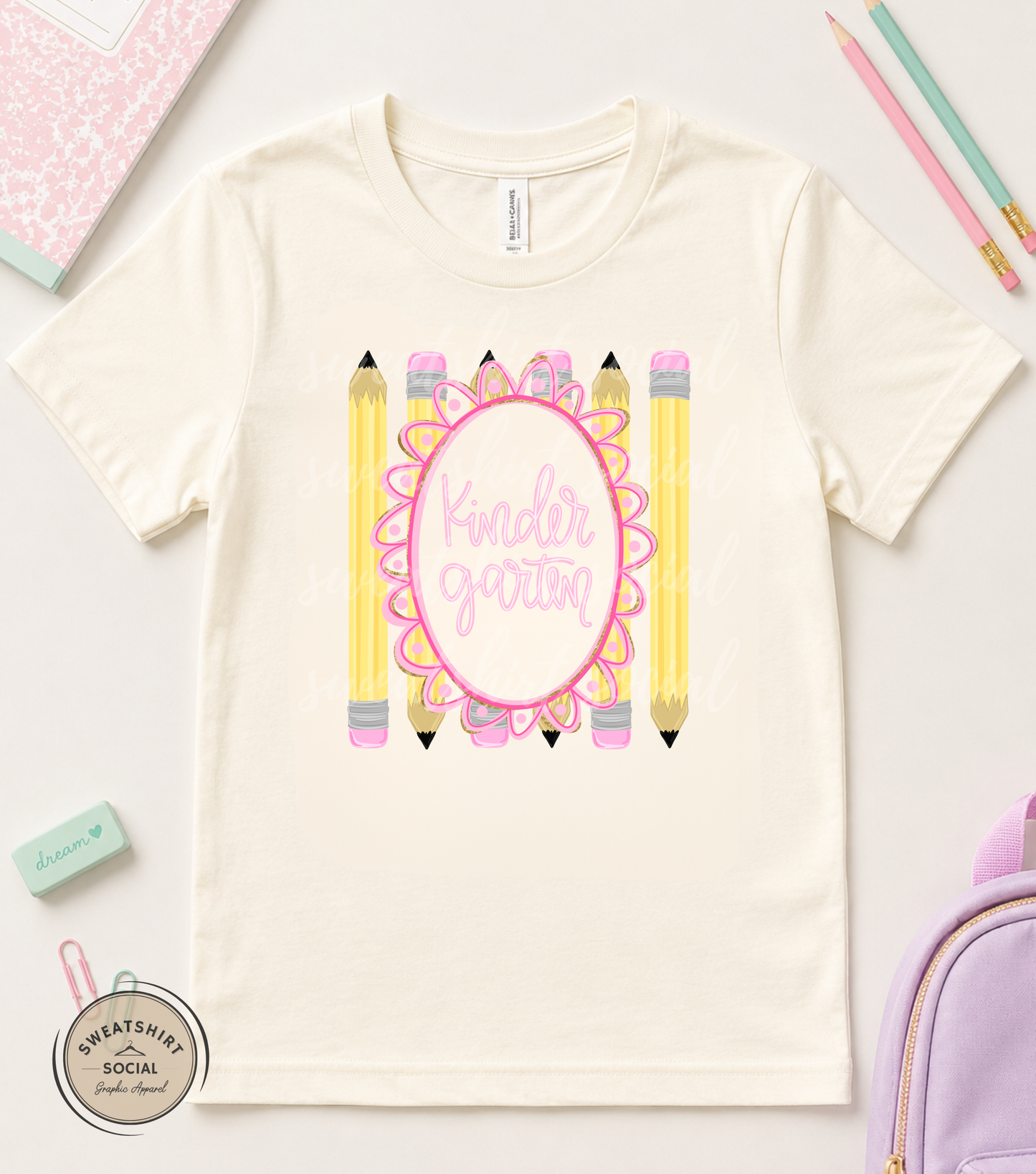 Pencil Grade Level Kids Shirt – Back to School Tee for Pre-K, Kindergarten, 1st–6th Grade