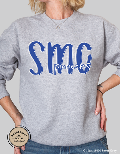 SMC Pioneers Lettered Look Shirt – Game Day Spirit Tee (Adult Sizes S–2XL)