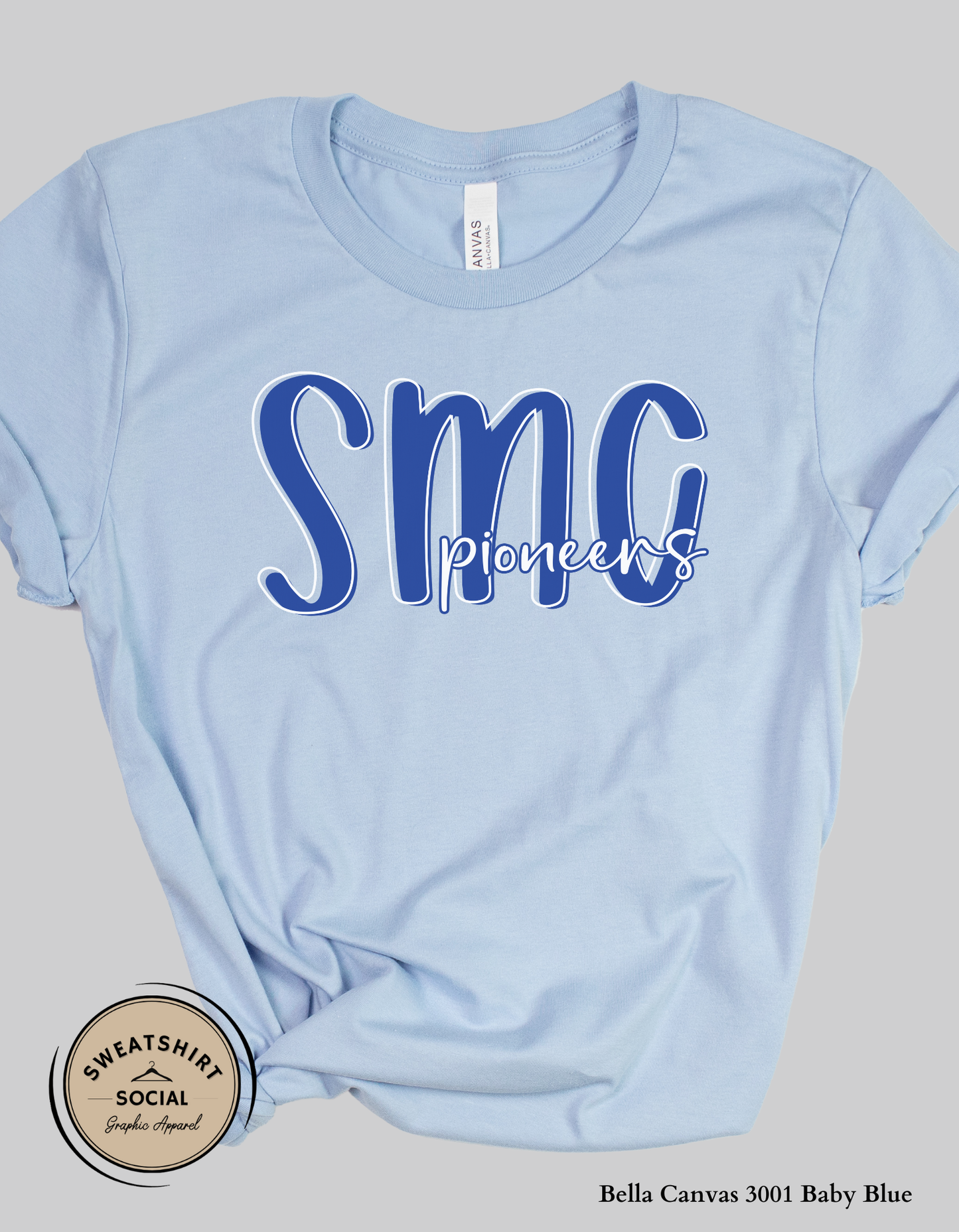 SMC Pioneers Lettered Look Shirt – Game Day Spirit Tee (Adult Sizes S–2XL)