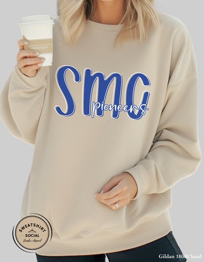 SMC Pioneers Lettered Look Shirt – Game Day Spirit Tee (Adult Sizes S–2XL)