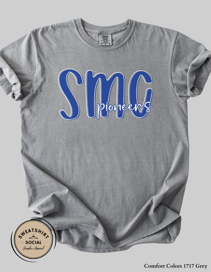 SMC Pioneers Lettered Look Shirt – Game Day Spirit Tee (Adult Sizes S–2XL)