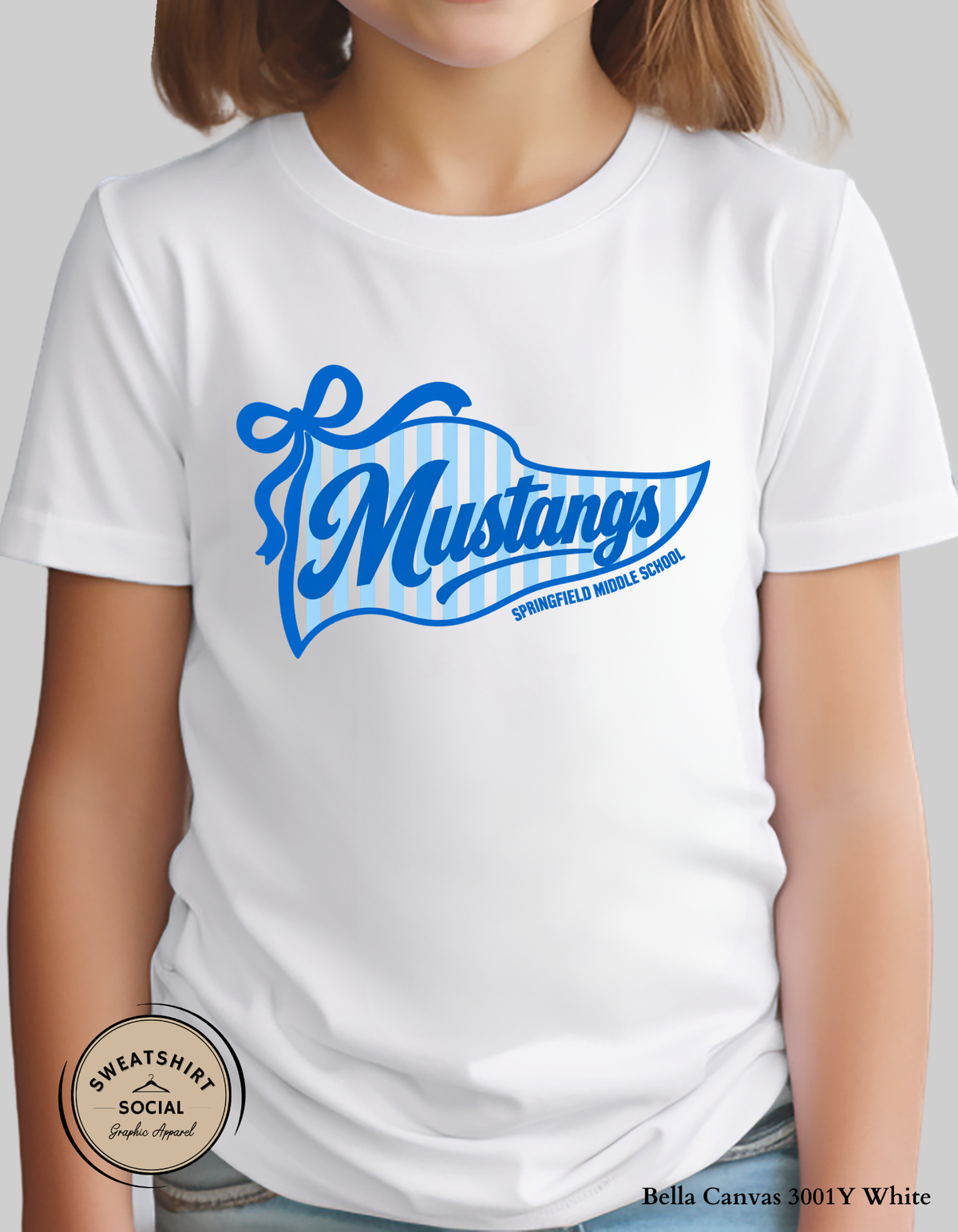 Springfield Mustangs Bow Pennant – Kids