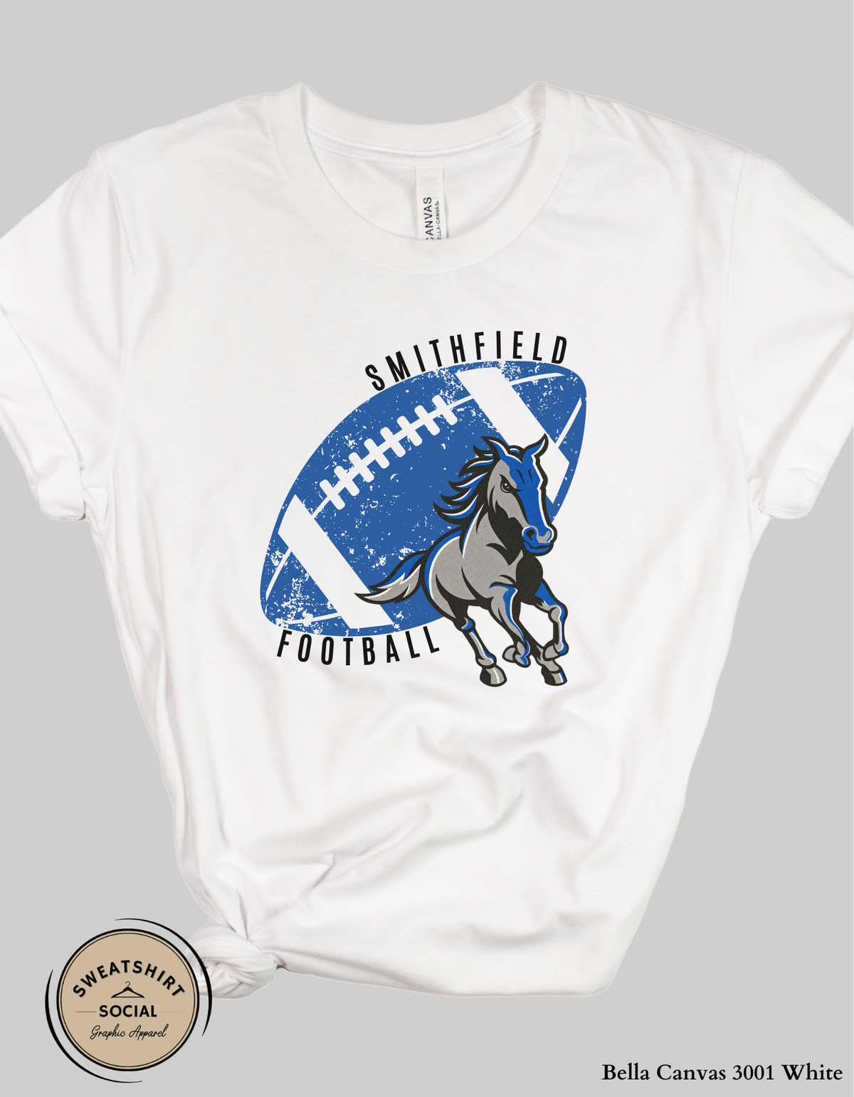 Springfield Mustangs Football Graphic (Adult Sizes)