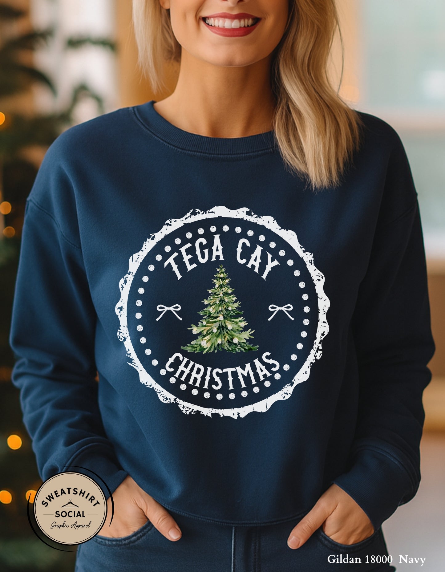 Hometown Christmas T-Shirt or Sweatshirt – Carolina Holiday Design (Adult Sizes S–2XL)