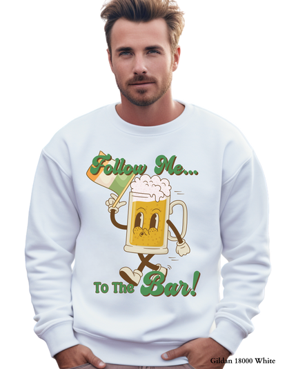 Follow Me… To The Bar! St. Patrick’s Day Shirt & Sweatshirt 🍺☘️