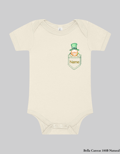 Personalized Kids’ St. Patrick’s Day Leprechaun Pocket Shirt & Sweatshirt ☘️