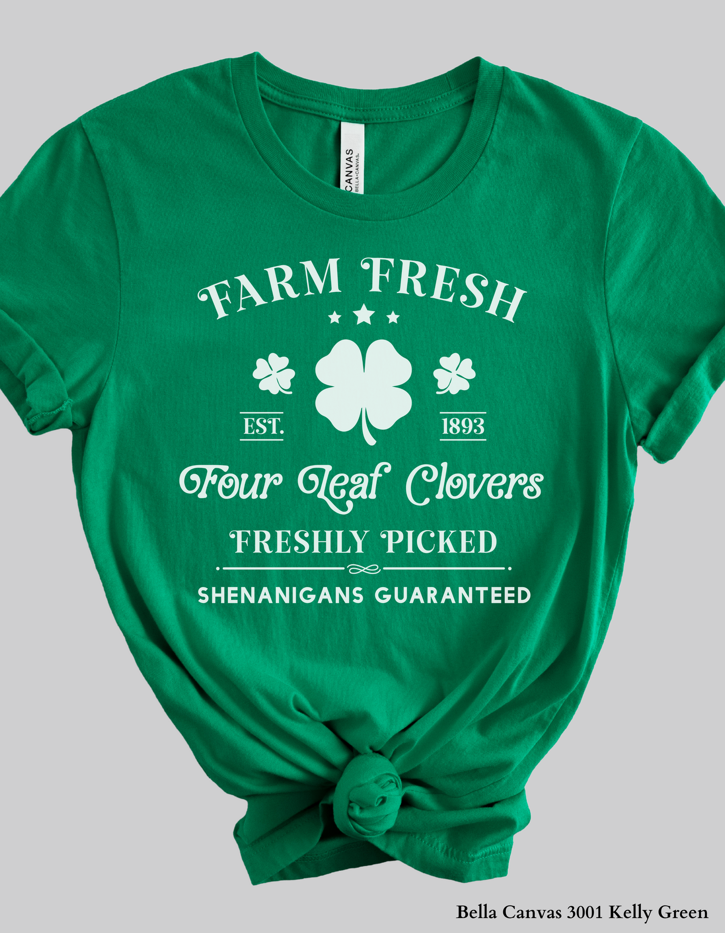 Farm Fresh Four Leaf Clovers – St. Patrick’s Day Shirt & Sweatshirt 🍀