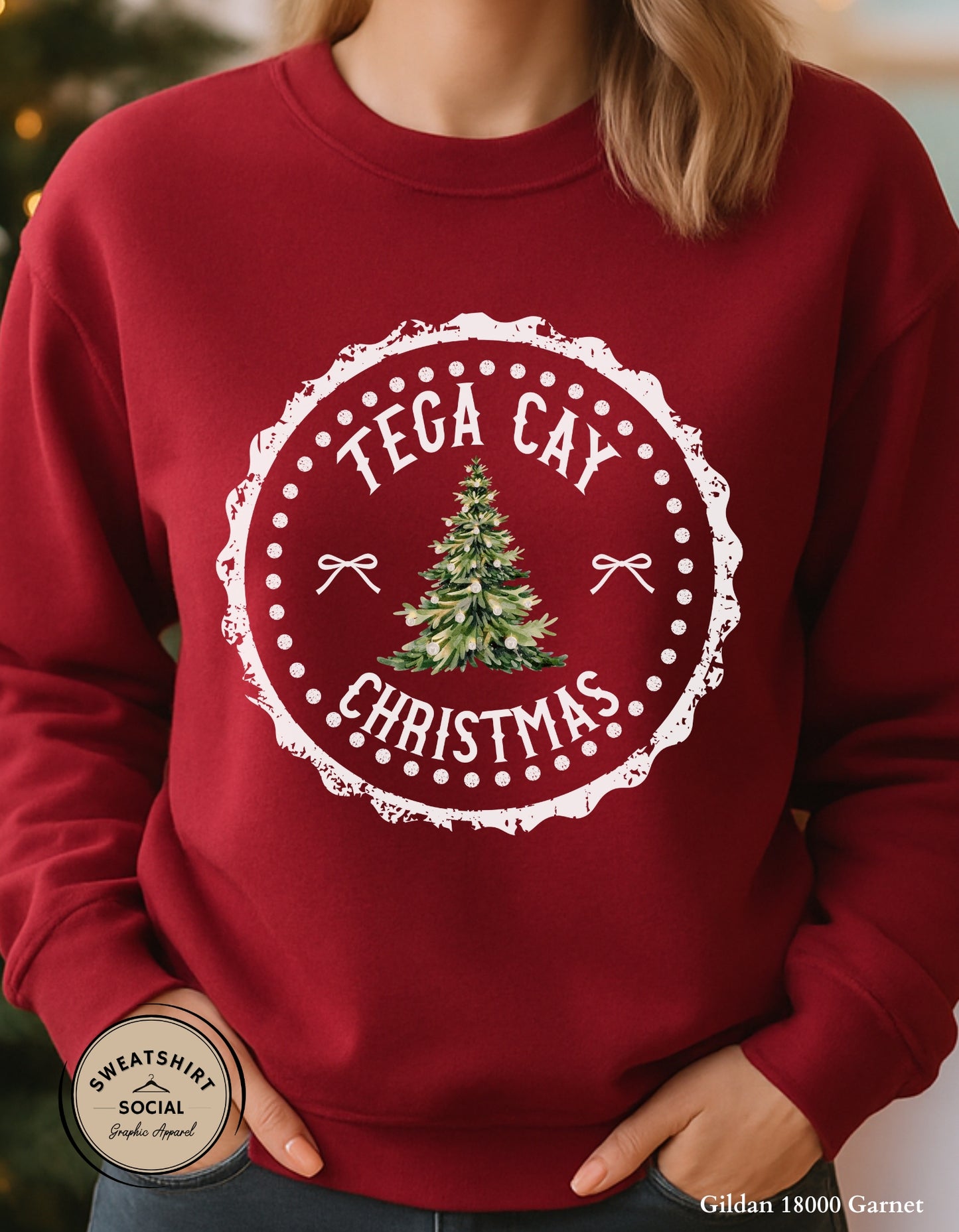 Hometown Christmas T-Shirt or Sweatshirt – Carolina Holiday Design (Adult Sizes S–2XL)