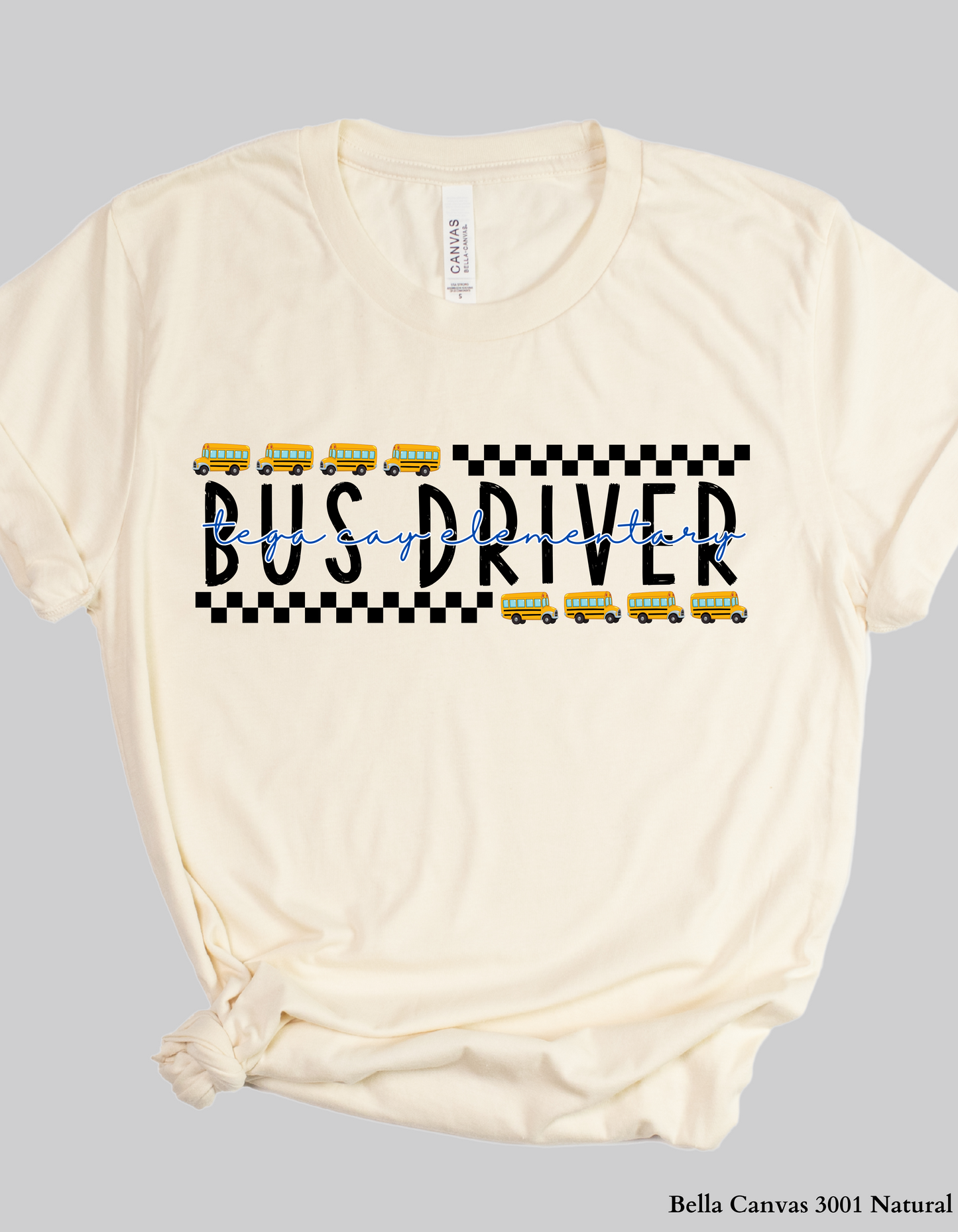 Custom Bus Driver Shirt – School Bus Design Tee or Sweatshirt (Adult Sizes, Back to School Staff Gift)