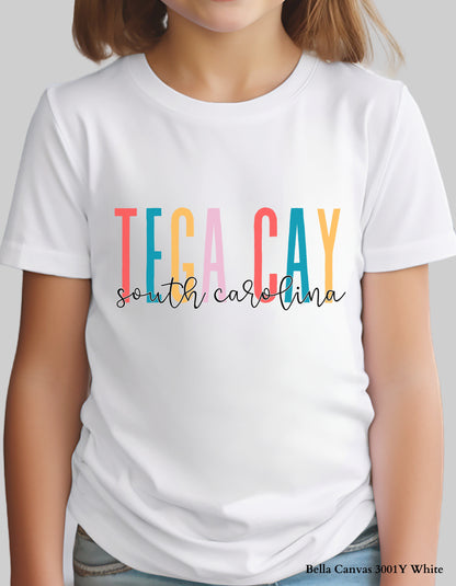 Kids’ Tega Cay South Carolina Shirt – Colorful Hometown Tee for Toddlers & Youth