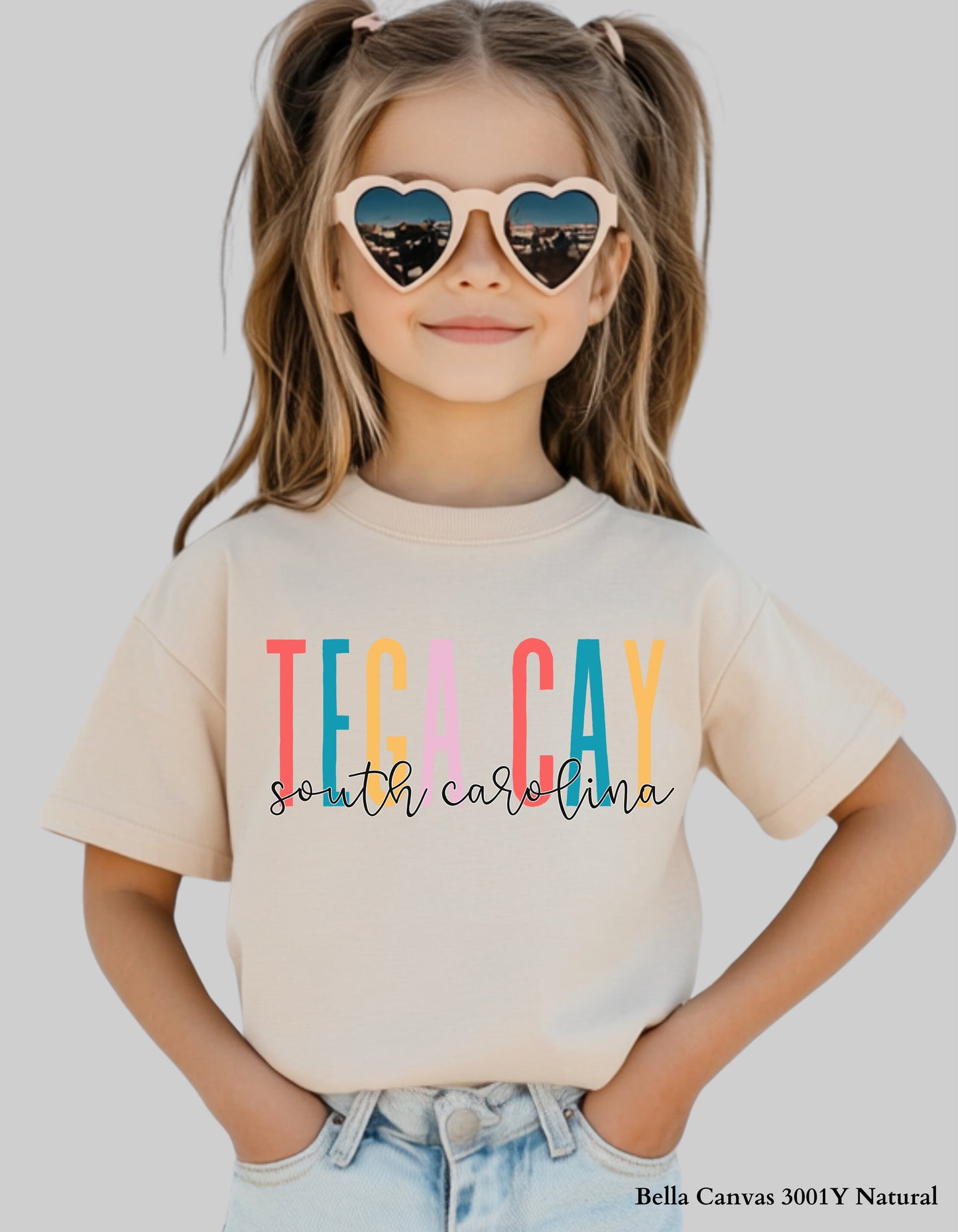 Kids’ Tega Cay South Carolina Shirt – Colorful Hometown Tee for Toddlers & Youth