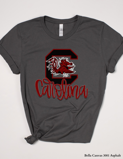 South Carolina Script Shirt – University Spirit Tee or Sweatshirt (Adult Unisex Sizes)