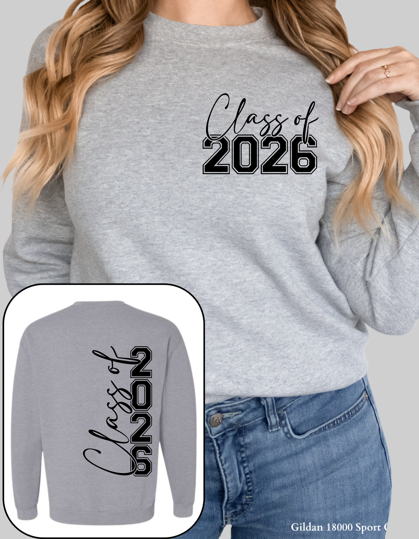 Class of 2026 Script & Varsity Senior Shirt – Graduation T-Shirt or Sweatshirt