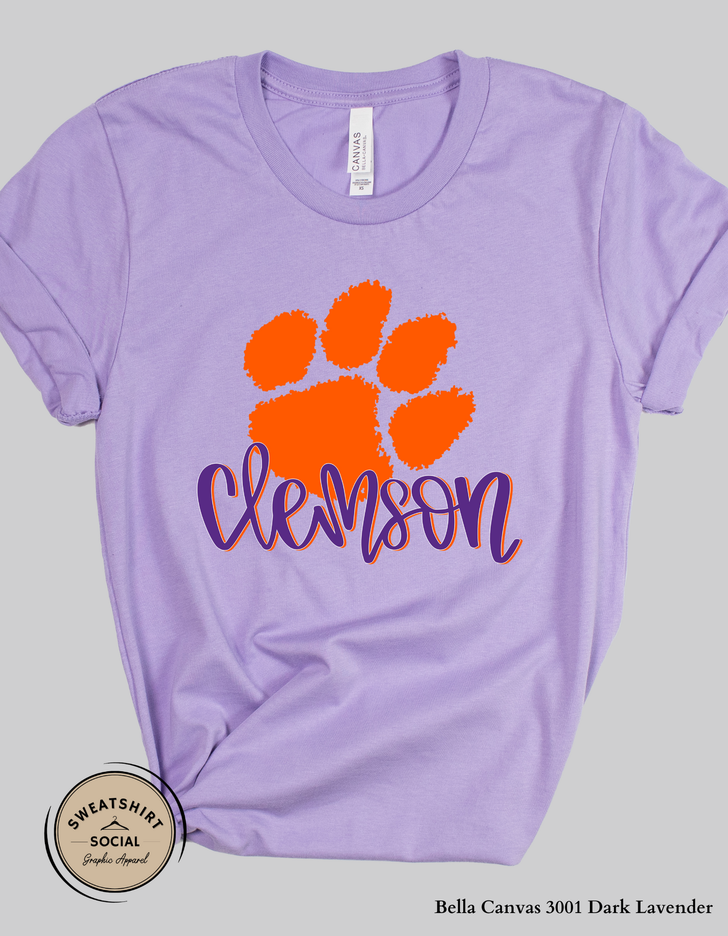 Clemson Tigers Shirt – Game Day Tee or Sweatshirt (Adult Sizes)