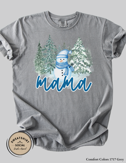 Personalized Snowman Christmas Shirt or Sweatshirt – Custom Name Holiday Design (Adult Sizes S–2XL)