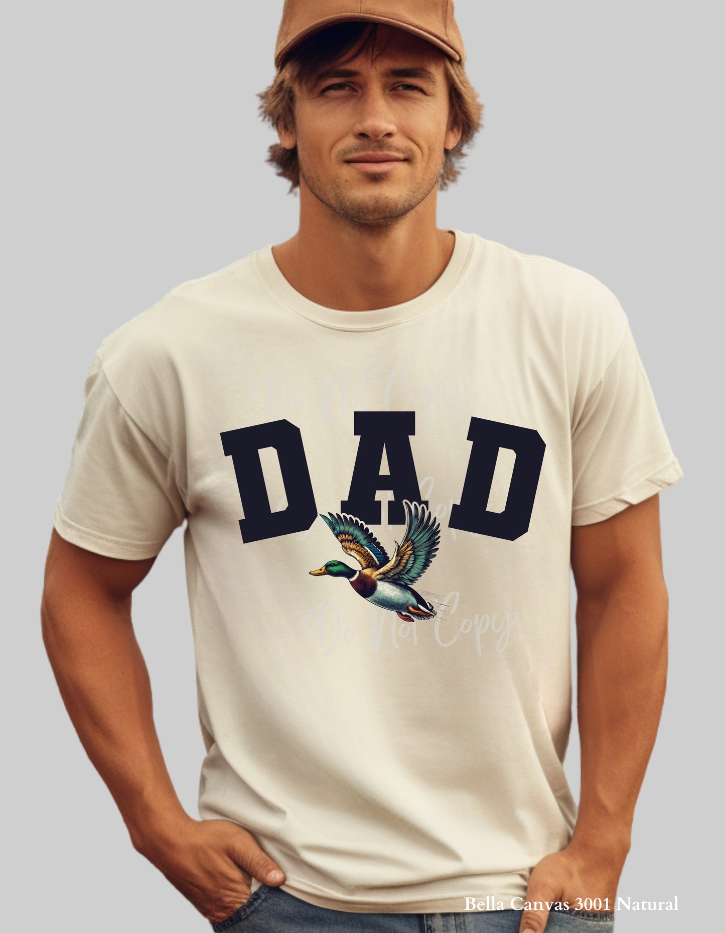 Mallard Duck Block DAD Shirt T-Shirt or Sweatshirt – Hunting-Inspired Gift for Outdoorsy Dads