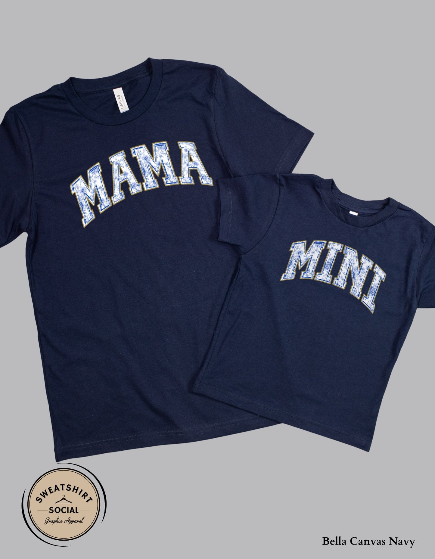 Mini Toile T-Shirt or Sweatshirt for Kids – Matching Mama & Mini Design (Infant–Youth Sizes)