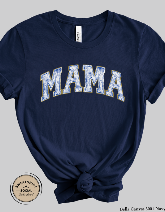 Mama Toile Script T-Shirt or Sweatshirt – Vintage Inspired Mama Design (Adult Sizes S–2XL)
