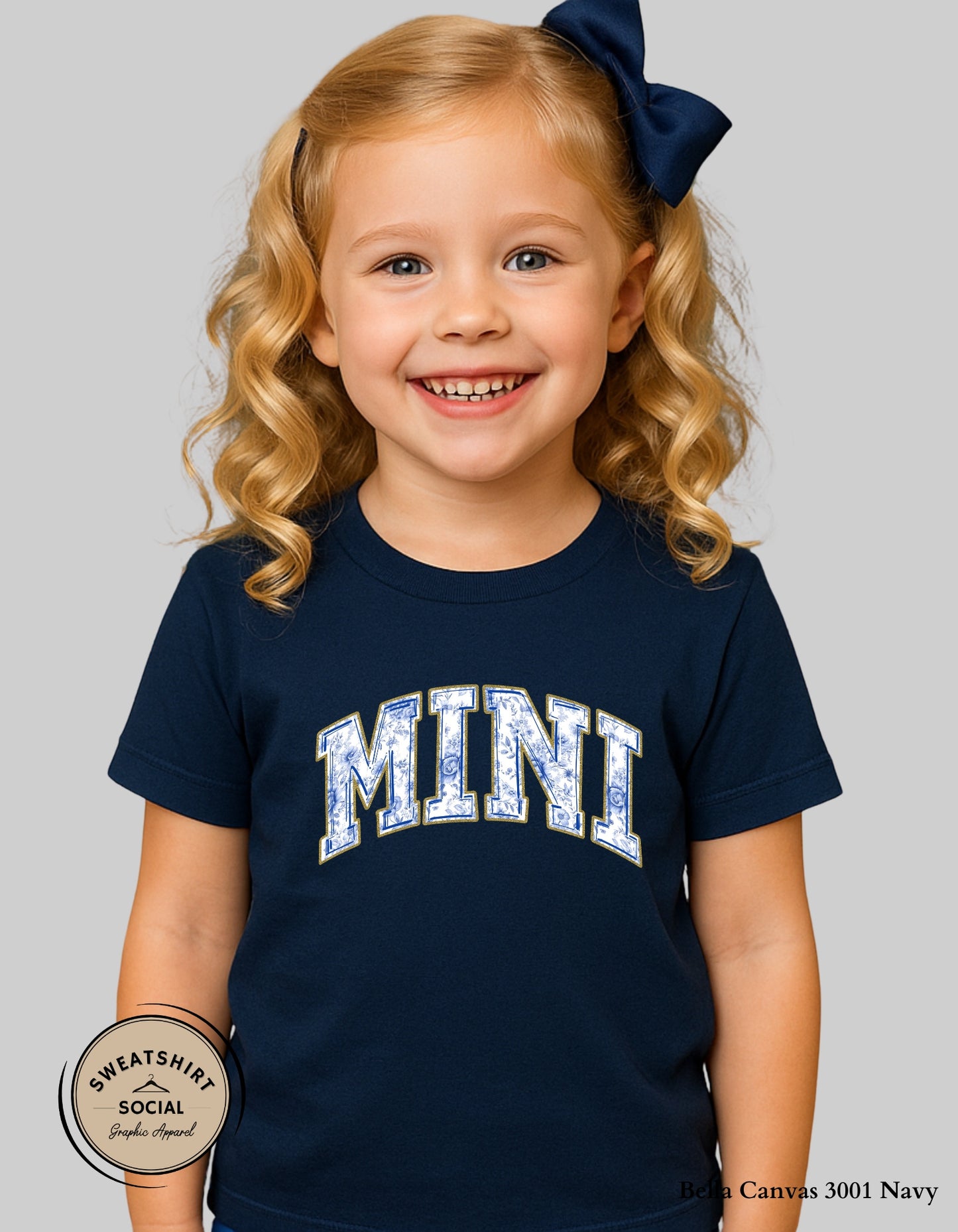 Mini Toile T-Shirt or Sweatshirt for Kids – Matching Mama & Mini Design (Infant–Youth Sizes)