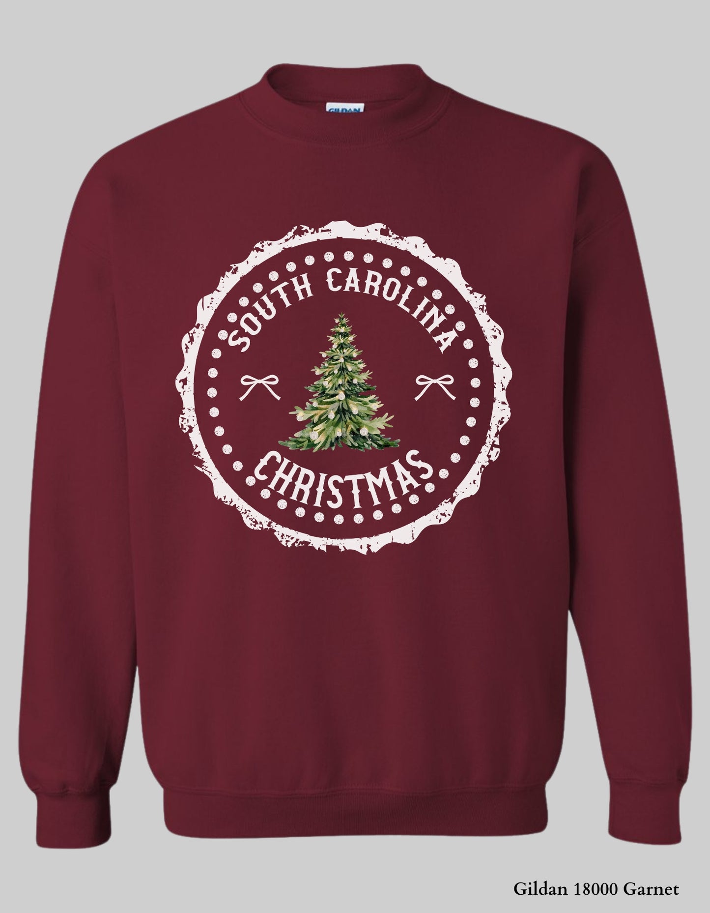 Hometown Christmas T-Shirt or Sweatshirt – Carolina Holiday Design (Adult Sizes S–2XL)