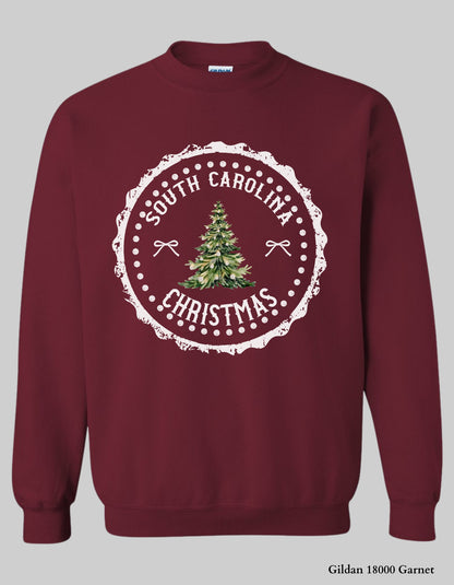 Hometown Christmas T-Shirt or Sweatshirt – Carolina Holiday Design (Adult Sizes S–2XL)