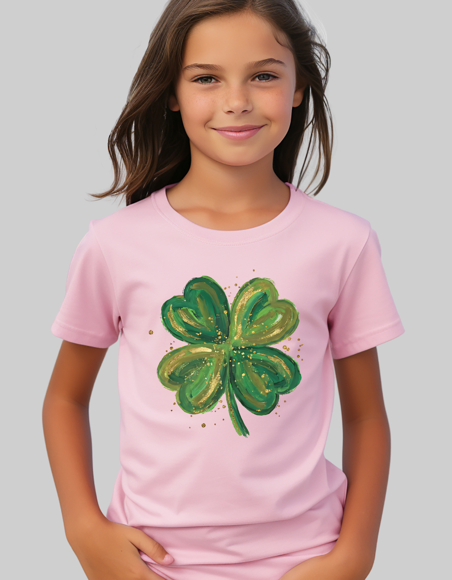Shamrock Shirt for Kids – Gold Clover St. Patrick’s Day Tee & Sweatshirt (Infant–Youth Sizes)