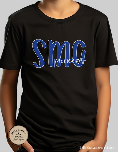 Kids SMC Pioneers Spirit Shirt – Lettered Look College Pride Tee (Infant, Toddler & Youth)